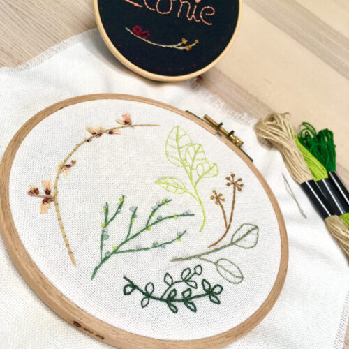 Atelier broderie floral