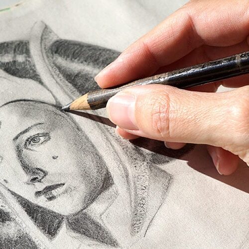 Atelier Initiation portrait crayon