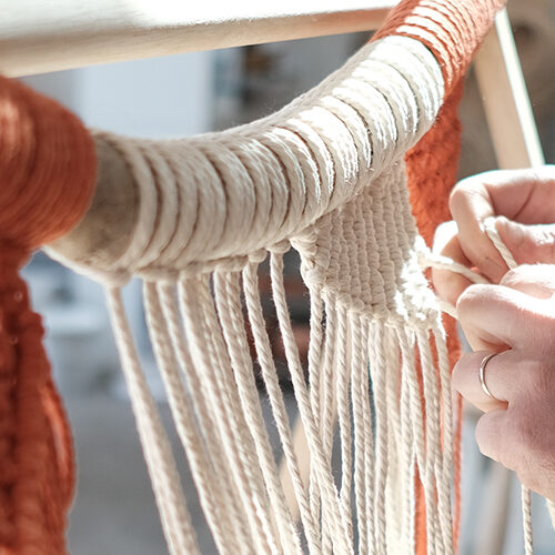 Atelier Macramé mural