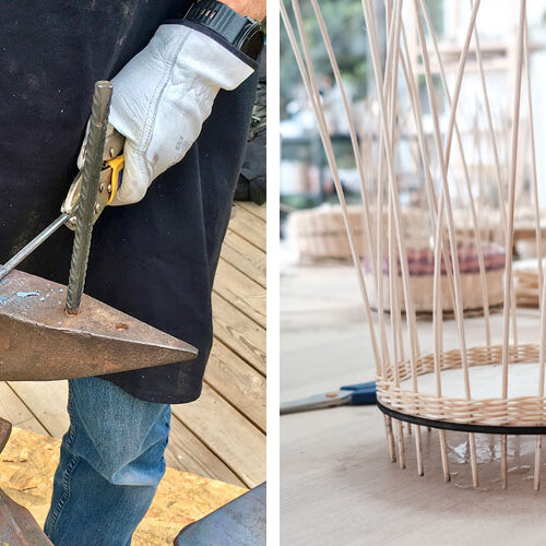 Atelier forge et vannerie